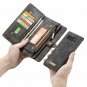 For Samsung Galaxy Note 8 Case Card Holder Folio Flip PU Leather Pouch Black