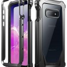 For Galaxy S10e Case Rugged Poetic FullBody Hybrid Bumper Cover Support Black