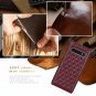 For Galaxy S10 Plus 6.4 inch Case Luxury Cowhide Genuine Leather Wine Red