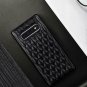 Galaxy S10 Plus 6.4 inch Case Luxury Cowhide Genuine Leather Handcrafted Black