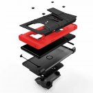 For Galaxy Note 9 Case Holster Lanyard Military Grade Drop Tested Black/Red