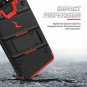 For Galaxy Note 9 Case Holster Lanyard Military Grade Drop Tested Black/Red
