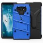 For Galaxy Note 9 Case Holster Lanyard Military Grade Drop Tested Blue/Black