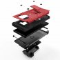 For Galaxy Note 9 Case Holster Lanyard Military Grade Drop Tested Red/Black