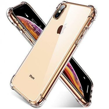 For iPhone Xs Max Case Crystal Corners Protection Cover Scratch Resistant Clear