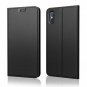 For iPhone X/Xs Case Leather Flip Folio Slim Fit Purse Wallet Card Holder Black
