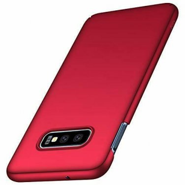 For Samsung Galaxy S10e Case Ultra Thin Fit Premium Material Slim Smooth Red