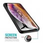 For iPhone Xs Max Case 6.5 Inch Soft Grip Clear Back Panel Ultra-Thin Black