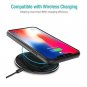 For iPhone Xs Max Case 6.5 Inch Soft Grip Clear Back Panel Ultra-Thin Black