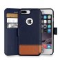 For iPhone 8 Plus Wallet Case Durable Slim Lightweight with Classic Design Sky