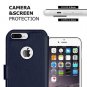 For iPhone 8 Plus Wallet Case Durable Slim Lightweight with Classic Design Sky