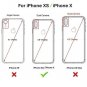 for iPhone X for iPhone Xs Case Cloth Grid Fabric Pattern Stripes Vintage Grey