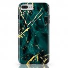 For iPhone 7/8 Plus Case Glossy TPU Soft Rubber Silicone Cover Emerald Green