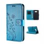 For Galaxy S8 Wallet Case Leather Magnetic Protective with Card Slot Blue