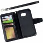 For Samsung Galaxy S7 Edge Case Leather Wallet Credit Card Pockets Flip Black