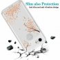 For Google Pixel 3 Case Clear Design Plastic Hard Back TPU Bumper Falling Plum