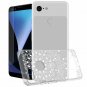 For Google Pixel 3 Case Clear Design Plastic Hard Back TPU Bumper White Flower