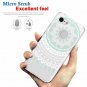 For Google Pixel 3 Case Clear Design Plastic Hard Back TPU Bumper Green Flower