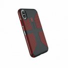 For iPhone X/XS Case Military-Grade drop protection CandyShell Grip Grey/Red
