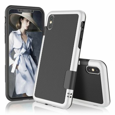 For iPhone X Case Ultra Slim 3 Color Hybrid Impact Antislip Shockproof Black
