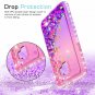 For Galaxy J2 Core Case Tempered Glass Screen Protector 2 Pack Girls Pink/Purple