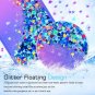 For Galaxy J2 Core Case Tempered Glass Screen Protector 2 Pack Girls Purple/Blue