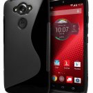 For Motorola Droid Turbo Case Wave Premium Slim Flexible Ballistic Nylon Black