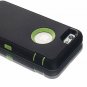 for Apple iPhone 6/6S Case Built Screen Protector Tough 3 in1 Rugged Black/Green