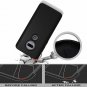 For Moto G7 Case with 9H Tempered Glass Screen Protector Dual Layer Black
