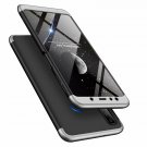 For Galaxy A7 2018 A750 Case 3 in 1 Ultra Thin Hard Full Body Protective Black