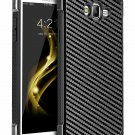 For Galaxy Grand Prime Case Galaxy Case 2 in 1 Hybrid Hard PC Carbon Viber Black