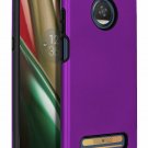 ForMotorola Moto Z3/Z3 Play Case AntiScratch AntiFingerprint Protective Purple