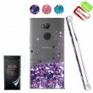 For Sony Xperia XA2 Ultra Case Cute Glitter Series Flowing Sparkle Bling Purple