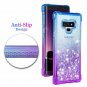 For Samsung Galaxy Note 9 Case Quicksand Series Glitter Flowing Blue/Purple