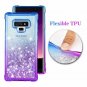 For Samsung Galaxy Note 9 Case Quicksand Series Glitter Flowing Blue/Purple