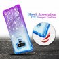 For Samsung Galaxy Note 9 Case Quicksand Series Glitter Flowing Blue/Purple