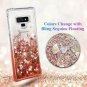 For Samsung Galaxy Note 9 Case Quicksand Series Glitter Flowing Gradient Coral