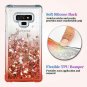 For Samsung Galaxy Note 9 Case Quicksand Series Glitter Flowing Gradient Coral