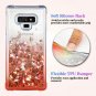 For Samsung Galaxy Note 9 Case Quicksand Series Glitter Flowing Gradient Coral