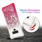 For Samsung Galaxy Note 9 Case Quicksand Series Glitter Flowing Gradient Pink