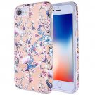 For iPhone 7/iPhone 8 Case Floral Design Protective High Impact 2 Layers