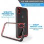 For iPhone Xs Max Case Shock Absorption TPU Bumper Black/Red