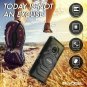 For Moto E4 Case New 4th Generation Series Belt Clip Holster Kickstand,Black