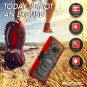 For Moto E4 Case New 4th Generation Series Belt Clip Holster Kickstand Red