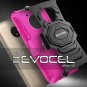 For Moto E4 Case New 4th Generation Series Belt Clip Holster Kickstand Pink