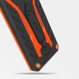For Samsung Galaxy S8 Case Military Grade Drop Built in Kickstand Black Orange