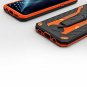 For Samsung Galaxy S8 Case Military Grade Drop Built in Kickstand Black Orange
