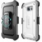 Samsung Galaxy S7 Edge Case Full-Body Rugged Holster TPU White/Gray