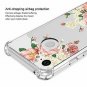 For Google Pixel 3 Case ShockAbsorption Flexible TPU Rubber Silicone Big Rose
