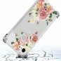 For Google Pixel 3 Case ShockAbsorption Flexible TPU Rubber Silicone Big Rose